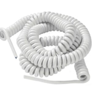Cavo a Molla 3x1 10mt Bianco